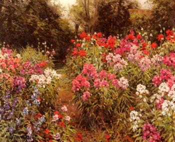 Louis Aston Knight : A Flower Garden
